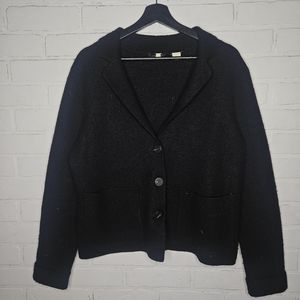 Anthropologie Black Cardigan Sweater
